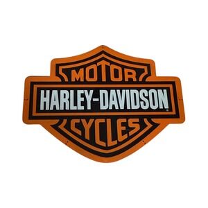 Harley Davidson Motorcycles Logo Plastic Sign Mechanic Garage Decor Man Cave